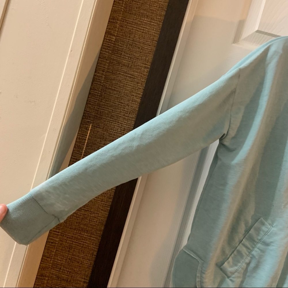 White Crow Blue Turquoise Pullover Hoodie size XS - Picture 6 of 10